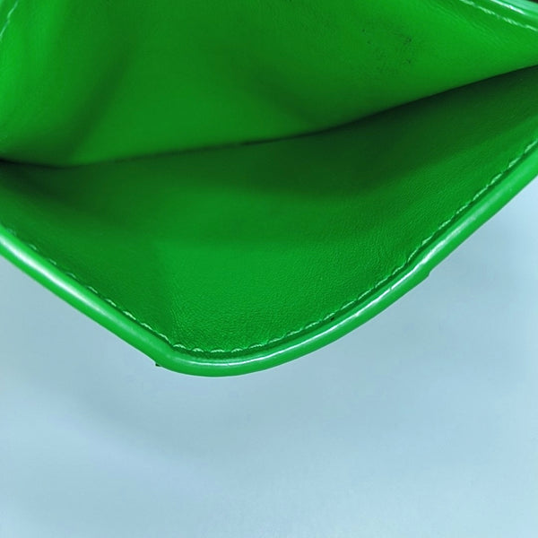 Calfskin Card Holder Green