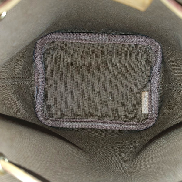 NÉONOÉ Nano Monogram Coated Canvas Brown