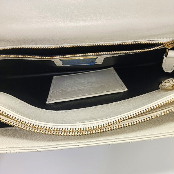 SERPENTI FOREVER Quilted Leather White