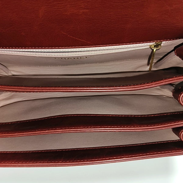 Quilted Calfskin Shoulder Bag Red