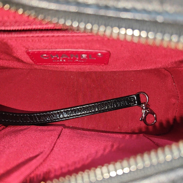 GABRIELLE Small Quilted Calfskin Black