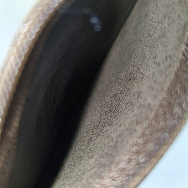 Suede Coin Purse Brown