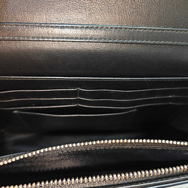 Leather Shoulder Bag Black