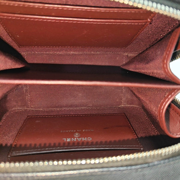 SURPIQUE Quilted Grained Calfskin Black
