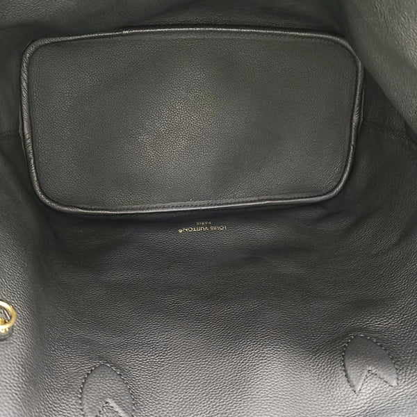 NEVERFULL INSIDE OUT MM Monogram Calfskin Black