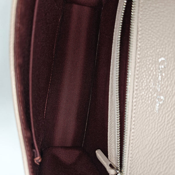 Diorama Small Cannage Calfskin Pink