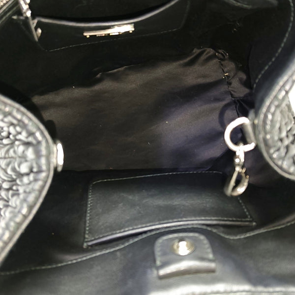 Avenue Quilted Lambskin Black