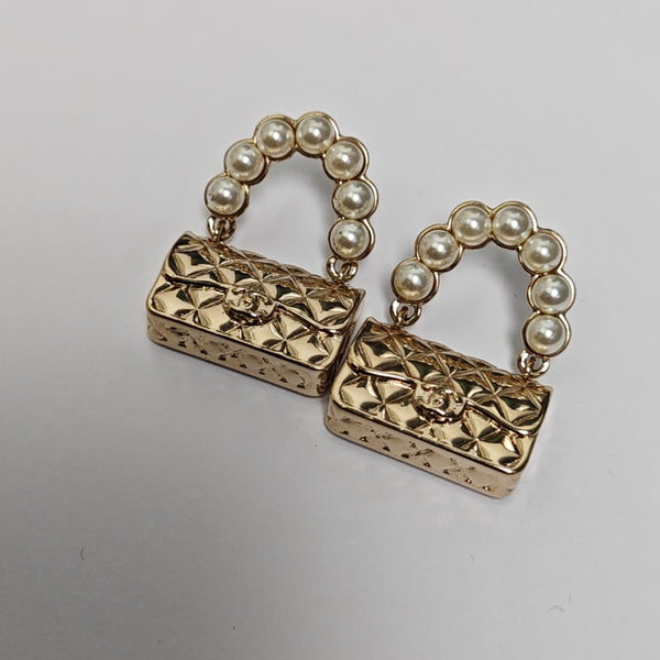 Metal Gold Stud Earrings