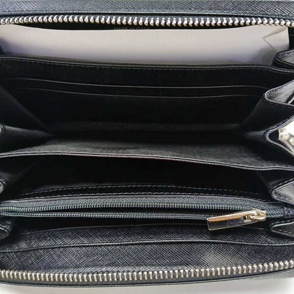 Gancini Calfskin Black Wallet