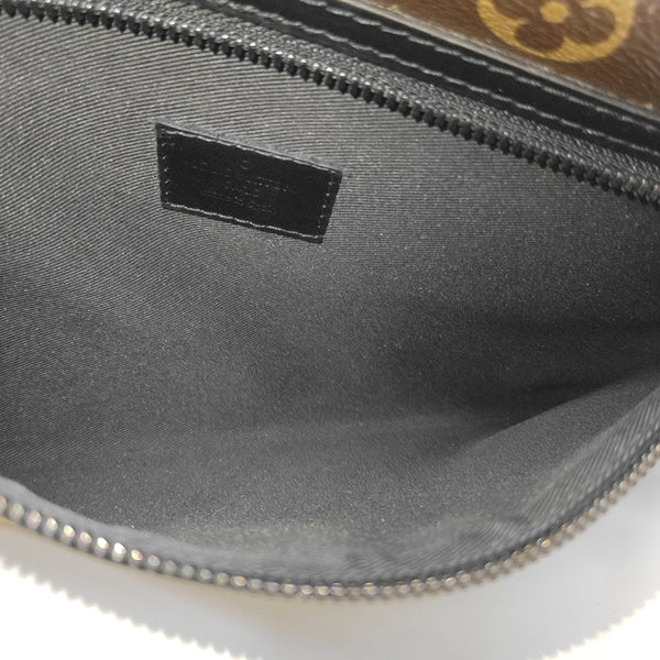 FLAT Monogram Coated Canvas Brown