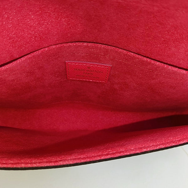 FÉLICIE Monogram Coated Canvas Brown