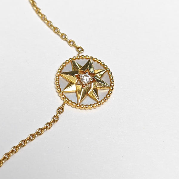 Rose Des Vents 18k Gold Necklace