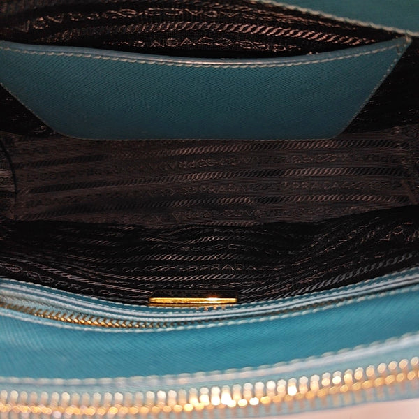 Authenticated pre-owned Galleria Calfskin Blue - Shoulder Bag at Looply
