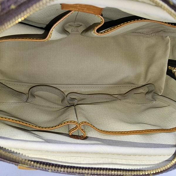 DEAUVILLE Monogram Coated Canvas Brown