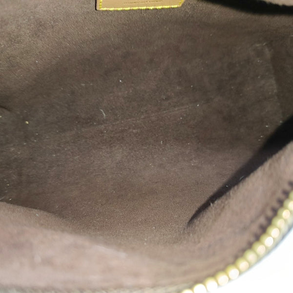 SIDE TRUNK MM Monogram Coated Canvas Brown
