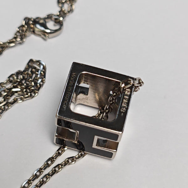 Cage D'h Metal Silver Necklace