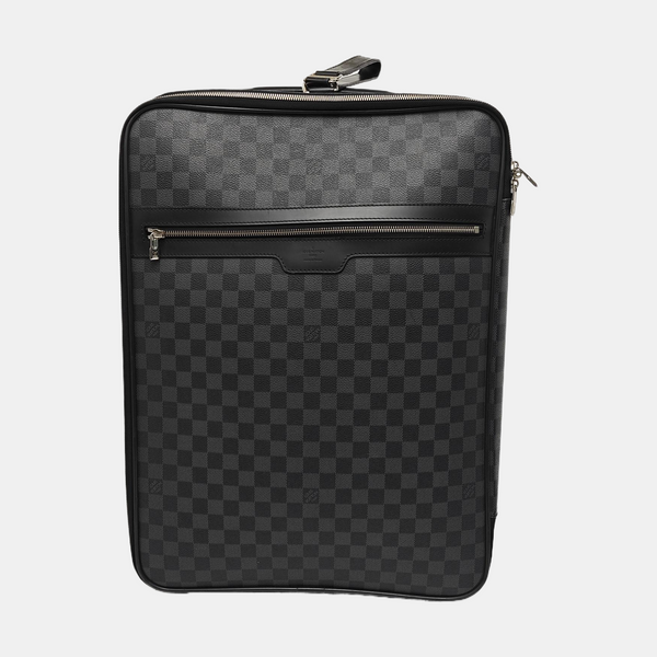 PEGASE 55 Damier Graphite Coated Canvas Black