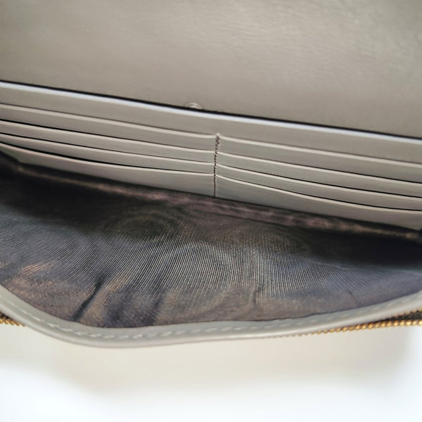 Microguccissima Monogram Calfskin Gray
