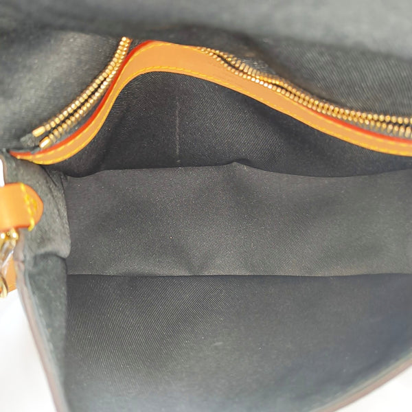 DIANE Monogram Coated Canvas Brown