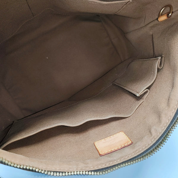 PALERMO PM Monogram Coated Canvas Brown