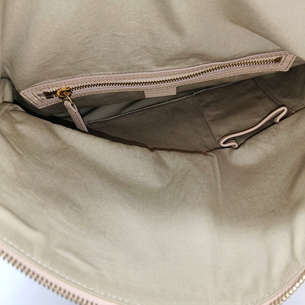 Calfskin Shoulder Bag Beige
