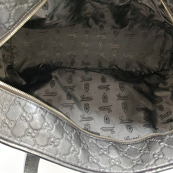 GG Imprime Monogram Calfskin Black