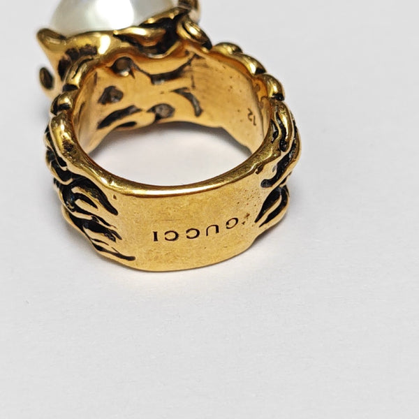 Metal Gold Ring HK 12