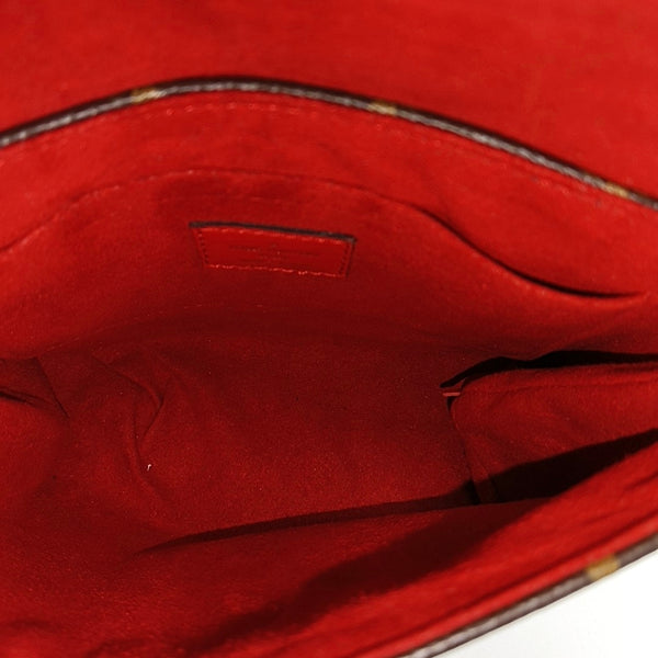 LOCKY BB Monogram Coated Canvas Red