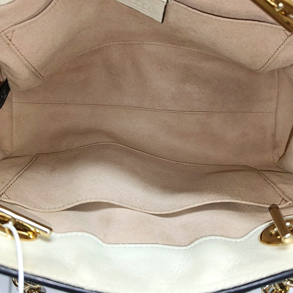 Padlock Small Monogram Coated Canvas Beige