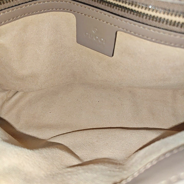 GG Marmont Medium Quilted Calfskin Beige