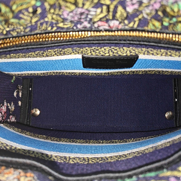 Lady D-Lite Medium Canvas Blue