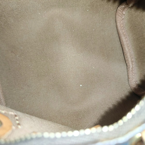 SPEEDY Nano Monogram Coated Canvas Brown