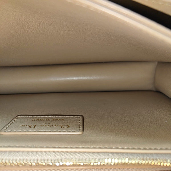Lady Dior Medium Cannage Lambskin Yellow