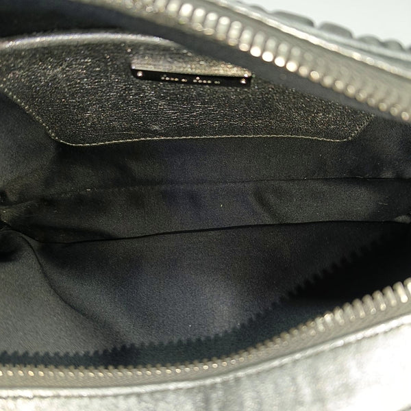 Quilted Lambskin Shoulder Bag Silver