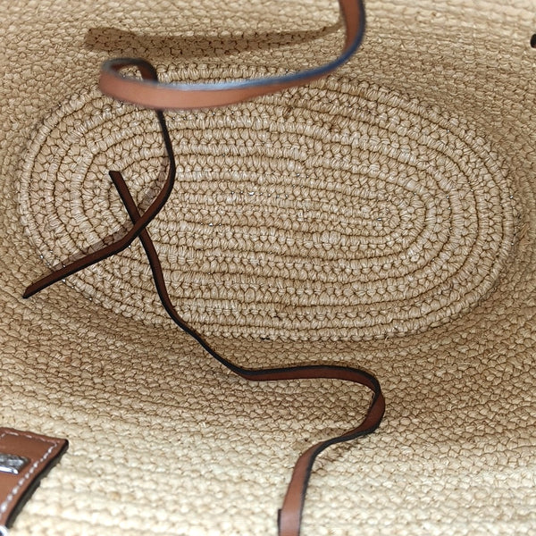 Basket Small Straw Beige