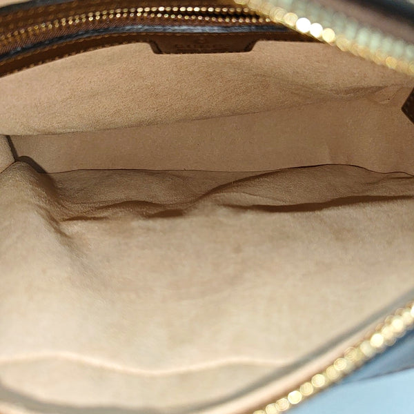 Horsebit 1955 Small Coated Canvas Beige