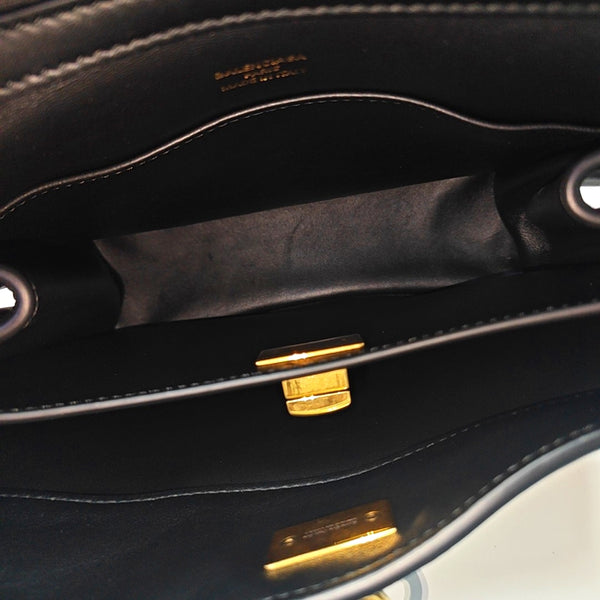 Calfskin Shoulder Bag Mini Black