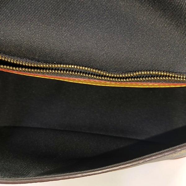 DIANE Monogram Coated Canvas Brown