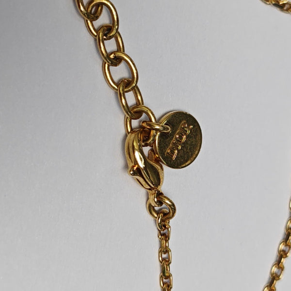 Faux Pearl Gold Necklace