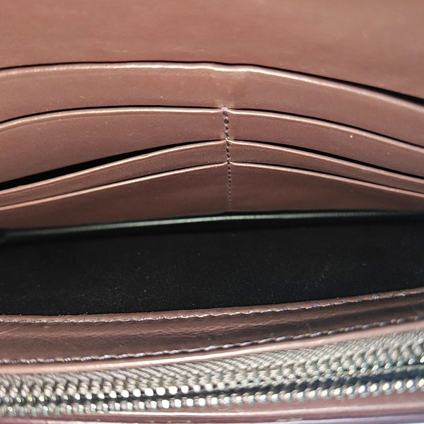 Intrecciato Calfskin Brown Wallet