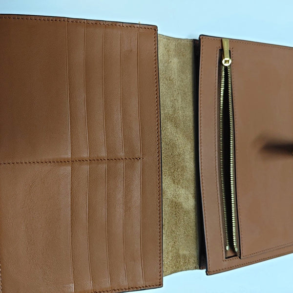 STRAP Large Calfskin Brown Wallet