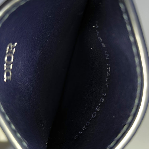 Calfskin Card Holder Blue