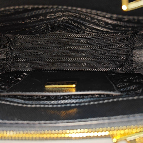Galleria Super Mini Saffiano Calfskin Black