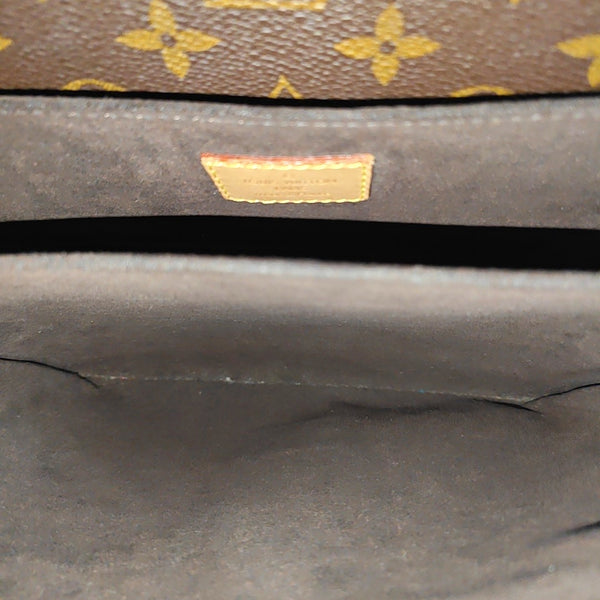 MÉTIS MM Monogram Coated Canvas Brown