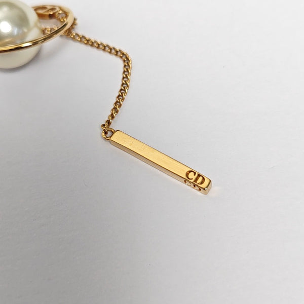 Dior Tribales Brass Gold Stud Earrings