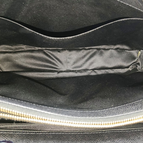 CHANEL GST Large Quilted Grained Calfskin Black