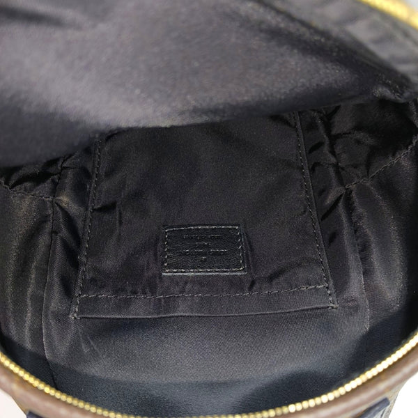 Authenticated pre-owned PALM SPRINGS Mini Monogram Coated Canvas Brown - Backpack at Looply