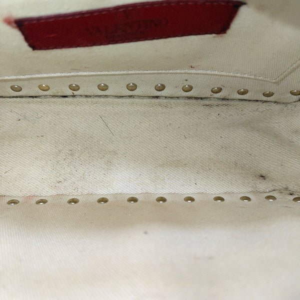 Leather Shoulder Bag Red