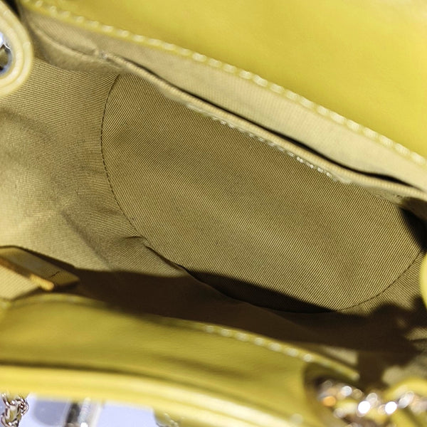 DUMA Small Quilted Calfskin Green