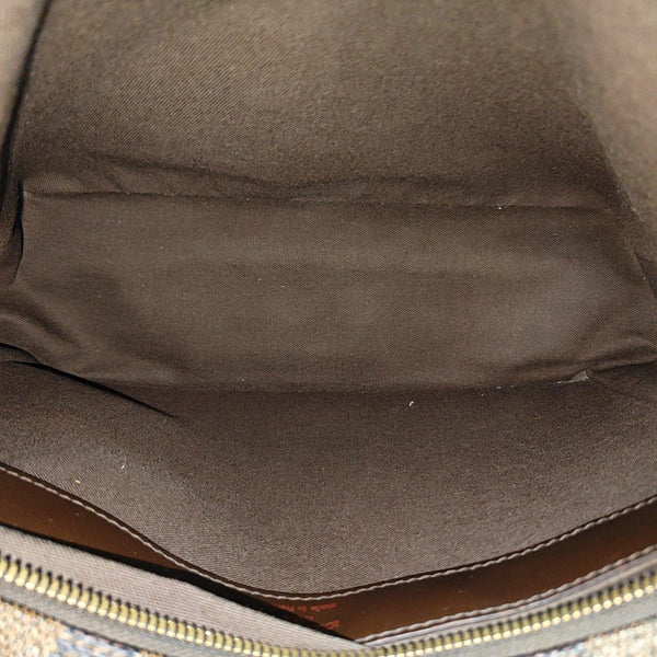 NAVIGLIO MM Damier Ebene Coated Canvas Brown